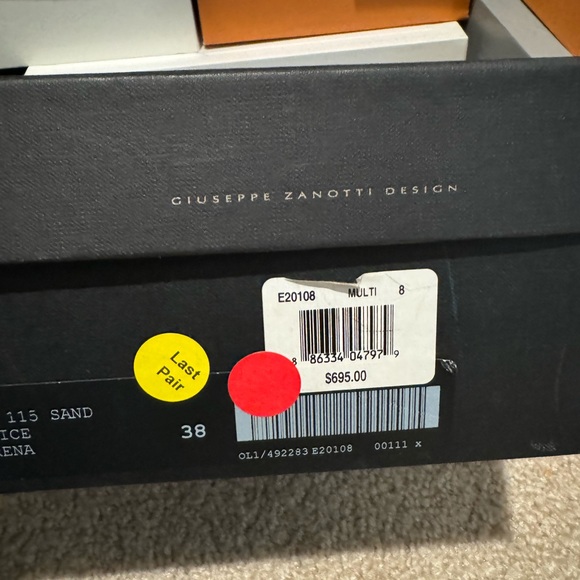 Giuseppe color block platform sandals. - Picture 6 of 6